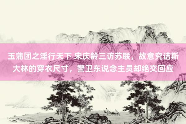 玉蒲团之淫行天下 宋庆龄三访苏联，故意究诘斯大林的穿衣尺寸，警卫东说念主员却绝交回应